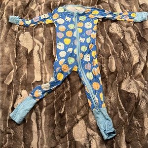 Little Sleepies Milk and Cookies Zippy. 6-12 months.